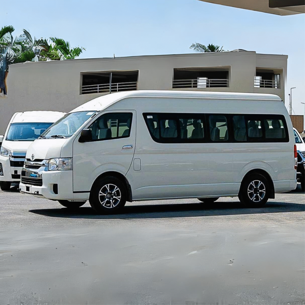 15 Seater HiAce Van for Labour and Staff with Go Bus