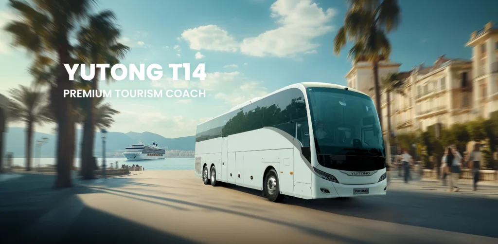Outside Look Of Bus For Abu Dhabi City tour
