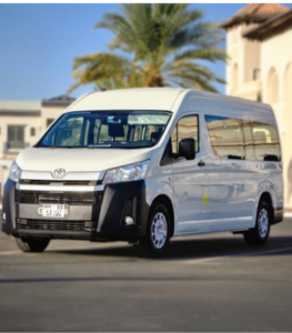 12 Seater HiAce Van Go bus Rental