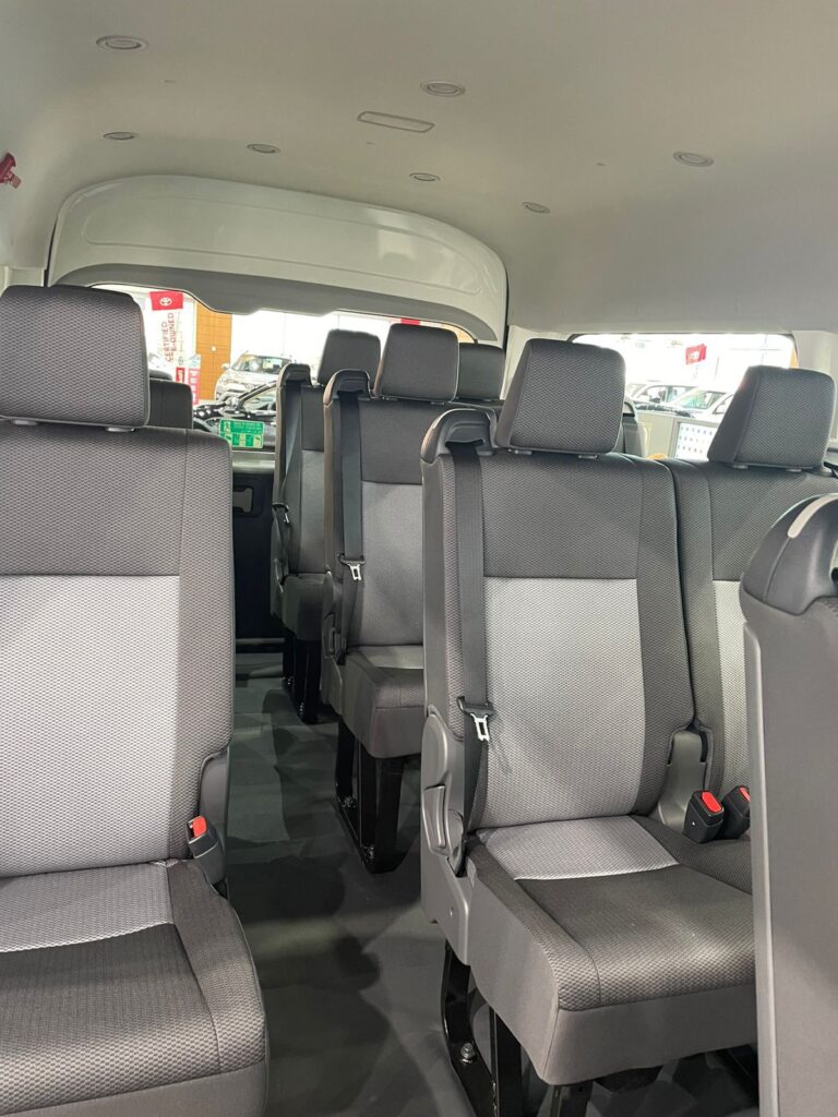 12 Seater HiAce Van Go bus Rental
