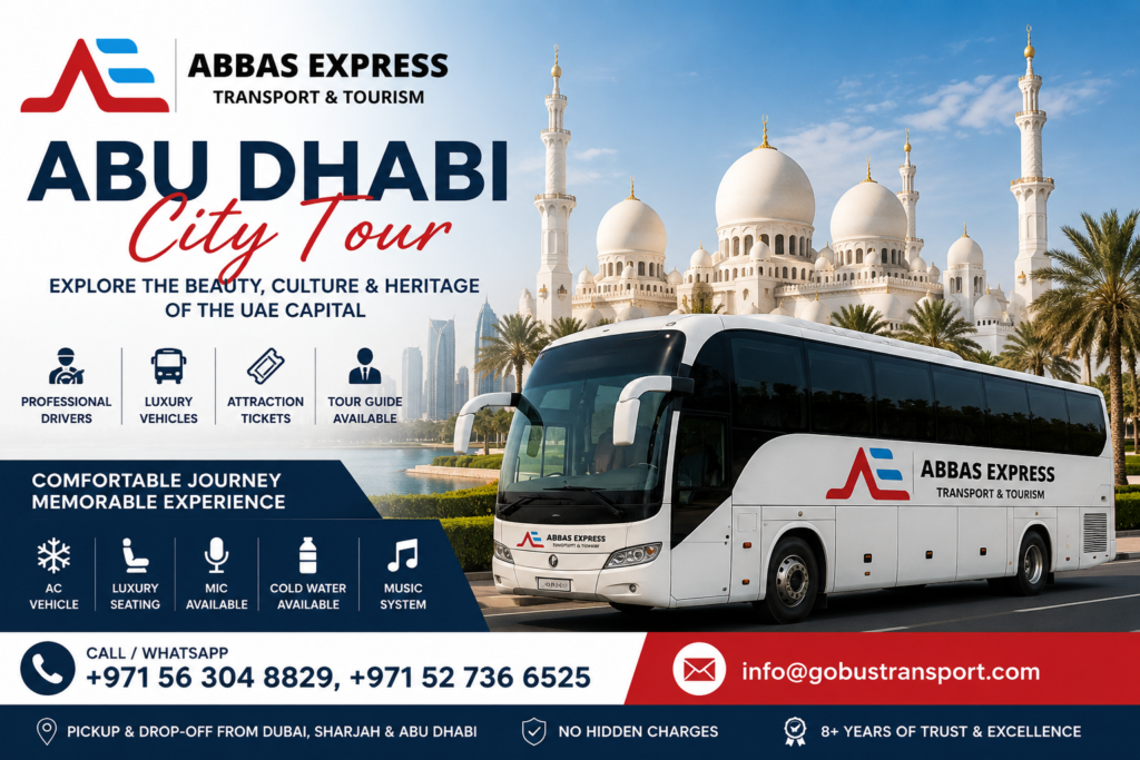 Abu Dhabi City Tour With Abbas Expess Tourism