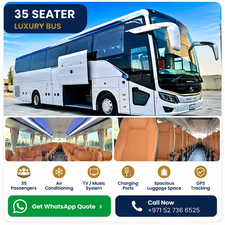 35 Seater Luxury Bus Rental Dubai