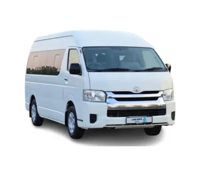 15 seater hiace van for rent staff